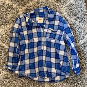 Hollister plaid shirt
